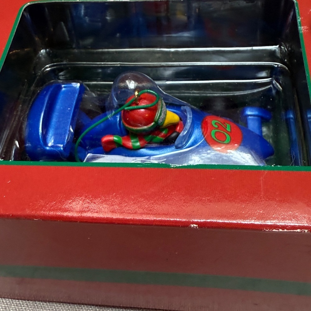 American Greetings Son Dated 2002 Racecar Christmas Holiday Ornament - Picture 7 of 7